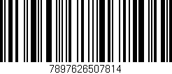 Código de barras (EAN, GTIN, SKU, ISBN): '7897626507814'