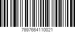 Código de barras (EAN, GTIN, SKU, ISBN): '7897664110021'