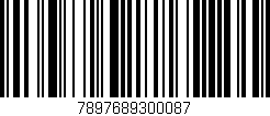 Código de barras (EAN, GTIN, SKU, ISBN): '7897689300087'