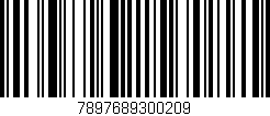 Código de barras (EAN, GTIN, SKU, ISBN): '7897689300209'