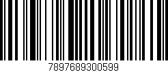 Código de barras (EAN, GTIN, SKU, ISBN): '7897689300599'