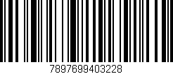 Código de barras (EAN, GTIN, SKU, ISBN): '7897699403228'