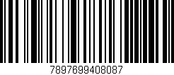 Código de barras (EAN, GTIN, SKU, ISBN): '7897699408087'