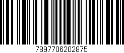Código de barras (EAN, GTIN, SKU, ISBN): '7897706202875'