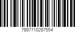 Código de barras (EAN, GTIN, SKU, ISBN): '7897710287554'