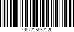 Código de barras (EAN, GTIN, SKU, ISBN): '7897725957220'