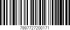 Código de barras (EAN, GTIN, SKU, ISBN): '7897727200171'