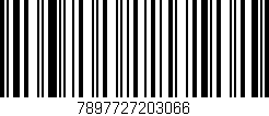 Código de barras (EAN, GTIN, SKU, ISBN): '7897727203066'