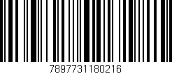Código de barras (EAN, GTIN, SKU, ISBN): '7897731180216'