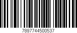 Código de barras (EAN, GTIN, SKU, ISBN): '7897744500537'