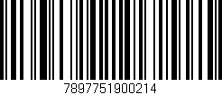 Código de barras (EAN, GTIN, SKU, ISBN): '7897751900214'