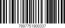 Código de barras (EAN, GTIN, SKU, ISBN): '7897751900337'