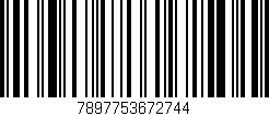 Código de barras (EAN, GTIN, SKU, ISBN): '7897753672744'