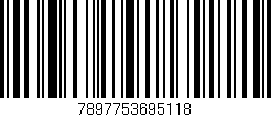 Código de barras (EAN, GTIN, SKU, ISBN): '7897753695118'