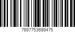 Código de barras (EAN, GTIN, SKU, ISBN): '7897753699475'