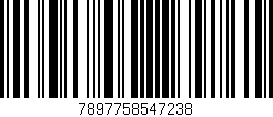Código de barras (EAN, GTIN, SKU, ISBN): '7897758547238'