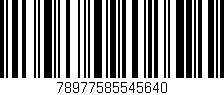 Código de barras (EAN, GTIN, SKU, ISBN): '78977585545640'