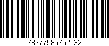 Código de barras (EAN, GTIN, SKU, ISBN): '78977585752932'