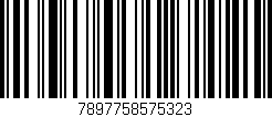 Código de barras (EAN, GTIN, SKU, ISBN): '7897758575323'