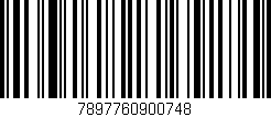 Código de barras (EAN, GTIN, SKU, ISBN): '7897760900748'