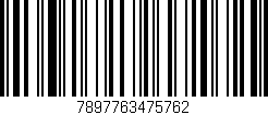 Código de barras (EAN, GTIN, SKU, ISBN): '7897763475762'