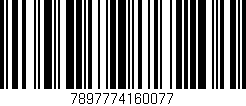 Código de barras (EAN, GTIN, SKU, ISBN): '7897774160077'