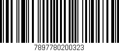 Código de barras (EAN, GTIN, SKU, ISBN): '7897780200323'