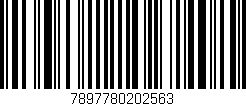 Código de barras (EAN, GTIN, SKU, ISBN): '7897780202563'