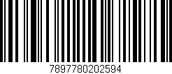 Código de barras (EAN, GTIN, SKU, ISBN): '7897780202594'