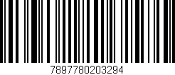 Código de barras (EAN, GTIN, SKU, ISBN): '7897780203294'