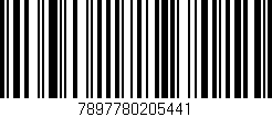 Código de barras (EAN, GTIN, SKU, ISBN): '7897780205441'