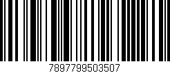 Código de barras (EAN, GTIN, SKU, ISBN): '7897799503507'