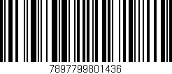 Código de barras (EAN, GTIN, SKU, ISBN): '7897799801436'