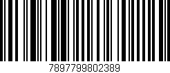 Código de barras (EAN, GTIN, SKU, ISBN): '7897799802389'