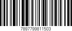 Código de barras (EAN, GTIN, SKU, ISBN): '7897799811503'