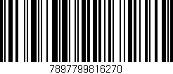 Código de barras (EAN, GTIN, SKU, ISBN): '7897799816270'