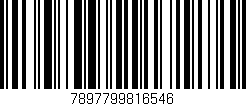 Código de barras (EAN, GTIN, SKU, ISBN): '7897799816546'