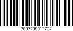 Código de barras (EAN, GTIN, SKU, ISBN): '7897799817734'