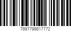 Código de barras (EAN, GTIN, SKU, ISBN): '7897799817772'