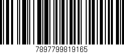 Código de barras (EAN, GTIN, SKU, ISBN): '7897799819165'