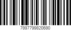 Código de barras (EAN, GTIN, SKU, ISBN): '7897799820680'