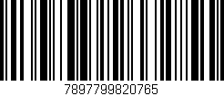 Código de barras (EAN, GTIN, SKU, ISBN): '7897799820765'