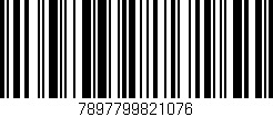 Código de barras (EAN, GTIN, SKU, ISBN): '7897799821076'