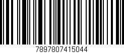 Código de barras (EAN, GTIN, SKU, ISBN): '7897807415044'