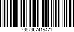 Código de barras (EAN, GTIN, SKU, ISBN): '7897807415471'