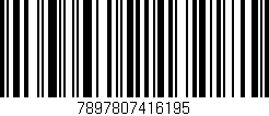 Código de barras (EAN, GTIN, SKU, ISBN): '7897807416195'