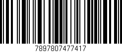 Código de barras (EAN, GTIN, SKU, ISBN): '7897807477417'