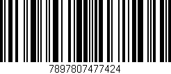 Código de barras (EAN, GTIN, SKU, ISBN): '7897807477424'