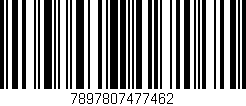 Código de barras (EAN, GTIN, SKU, ISBN): '7897807477462'