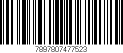 Código de barras (EAN, GTIN, SKU, ISBN): '7897807477523'